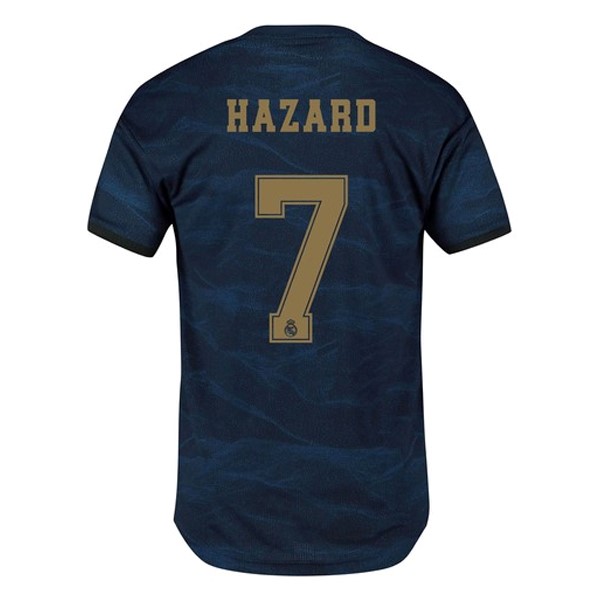 Camiseta Real Madrid NO.7 Hazard 2ª Kit 2019 2020 Azul